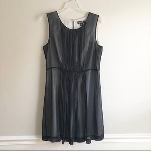 DKNY Silk Pintuck Dress